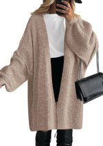 Oversized Open Front Cardigan