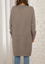 Open Front Knit Cardigan