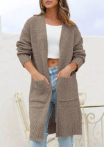 Open Front Knit Cardigan