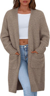 Open Front Knit Cardigan