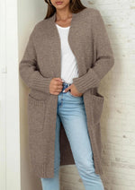 Open Front Knit Cardigan