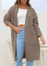 Open Front Knit Cardigan