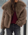 Oversized Faux Fur Winter Coat