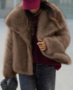 Oversized Faux Fur Winter Coat