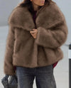 Oversized Faux Fur Winter Coat