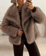 Oversized Faux Fur Winter Coat