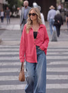 Waffle Knit Boyfriend Shacket