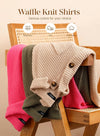 Waffle Knit Boyfriend Shacket