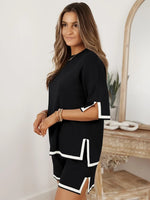 Knit Short Sleeve Lounge Set