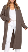 Oversized Knit Long Cardigan