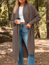 Oversized Knit Long Cardigan