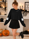 Halloween Crop Sweatshirt