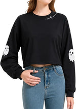 Halloween Crop Sweatshirt