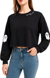 Halloween Crop Sweatshirt
