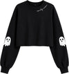 Halloween Crop Sweatshirt