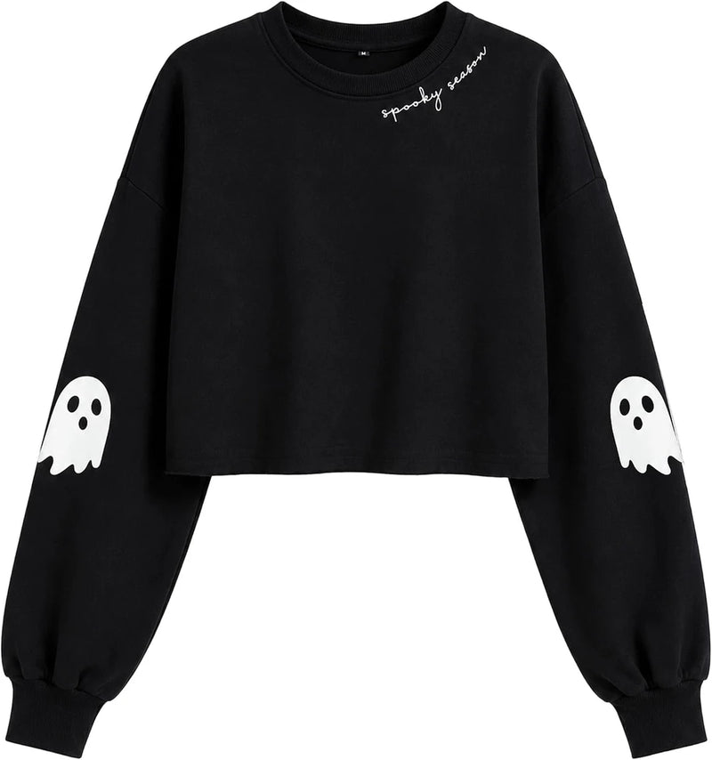 Halloween Crop Sweatshirt