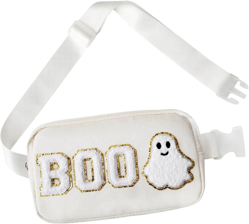 Beige Ghost Fanny Pack