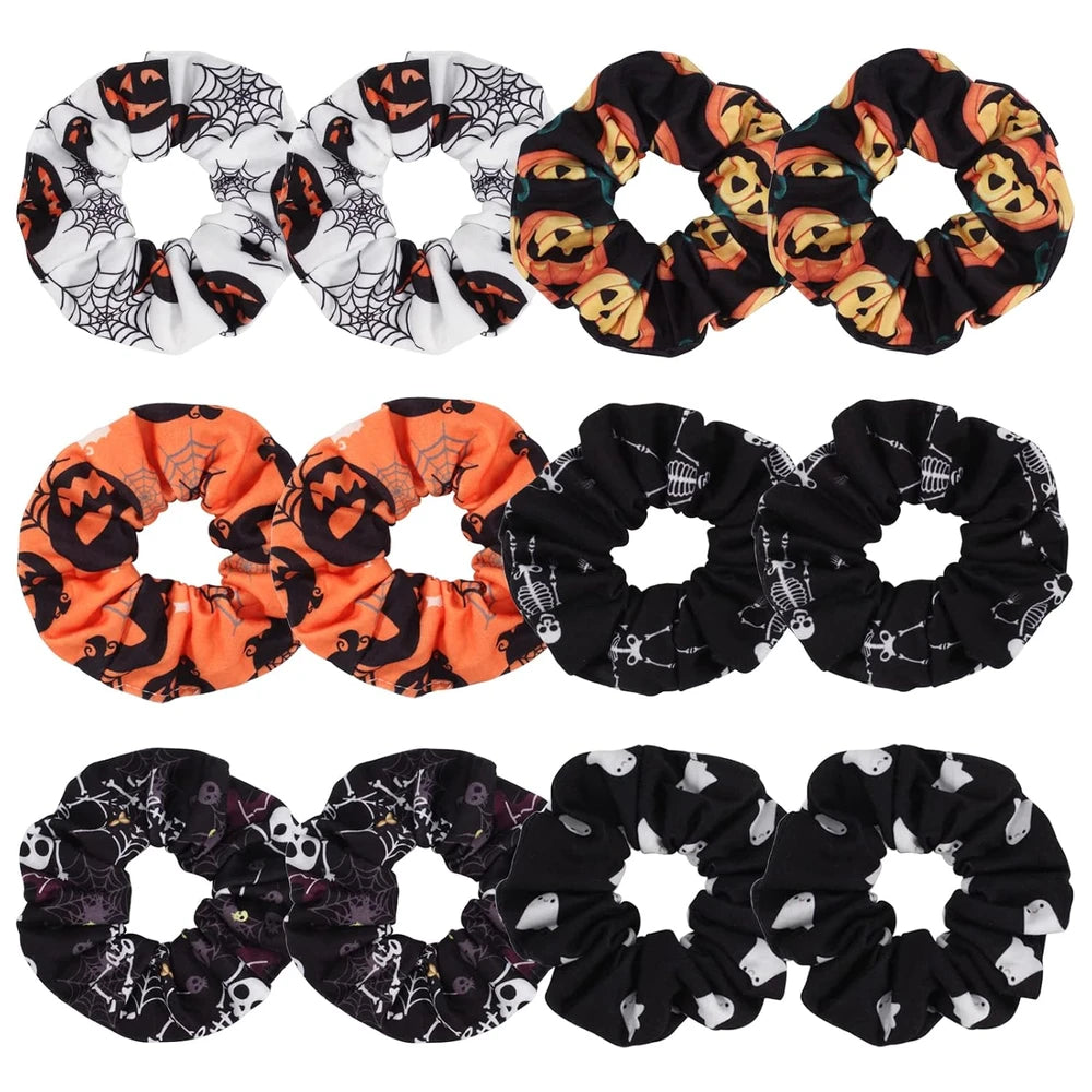 Halloween Hair Scrunchie Set