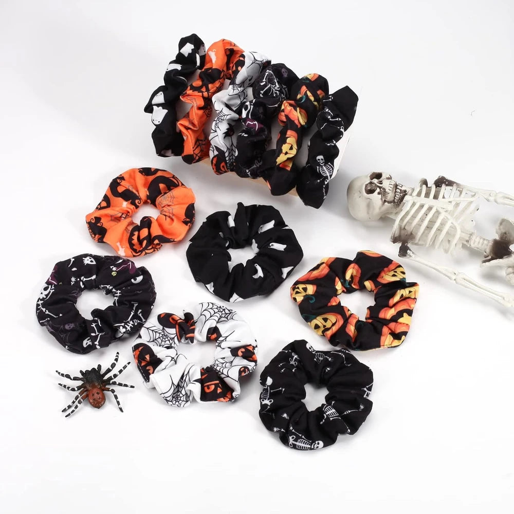 Halloween Hair Scrunchie Set
