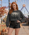 Ghost Witch Crop Sweatshirt