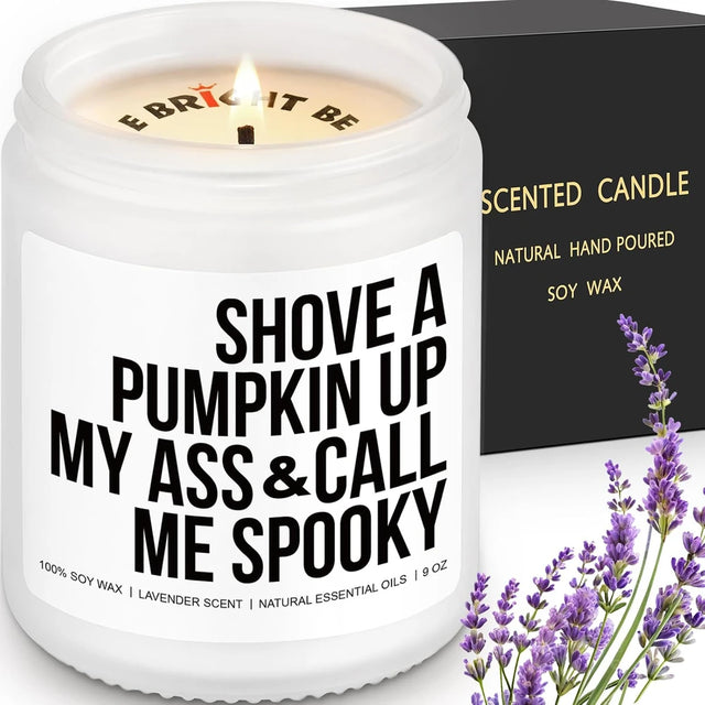 Funny Fall Scented Soy Candle