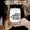 Funny Fall Scented Soy Candle