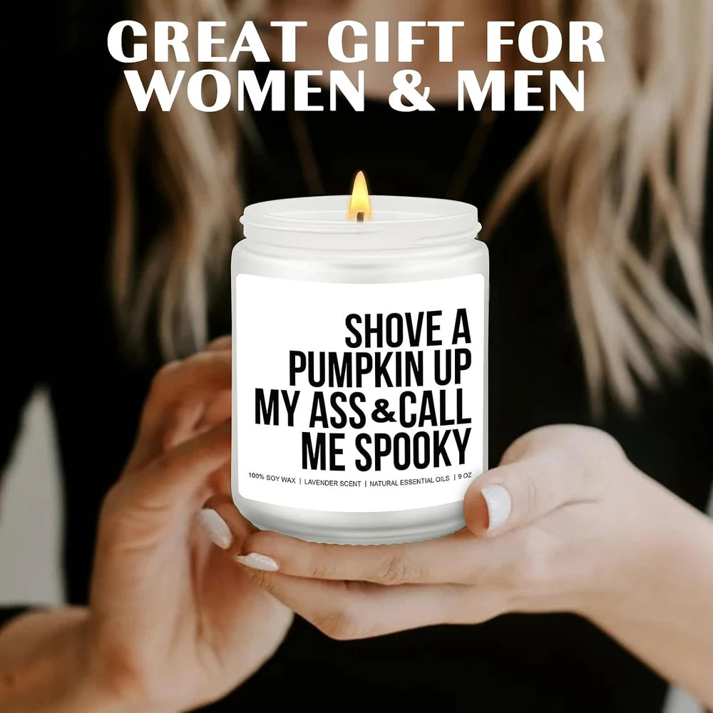 Funny Fall Scented Soy Candle