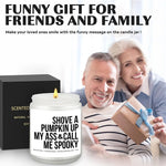 Funny Fall Scented Soy Candle