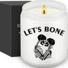 Lavender Scented Skull Jar Candle