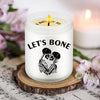 Lavender Scented Skull Jar Candle
