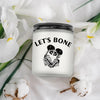 Lavender Scented Skull Jar Candle