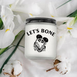Lavender Scented Skull Jar Candle