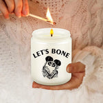 Lavender Scented Skull Jar Candle