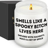 Funny Halloween Scented Candle