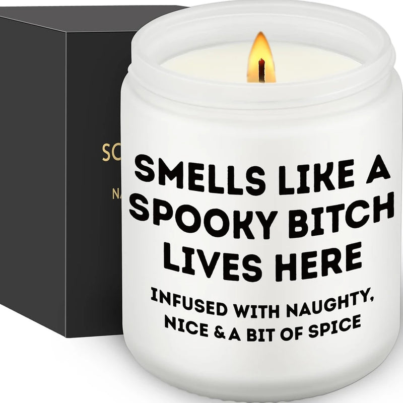 Funny Halloween Scented Candle