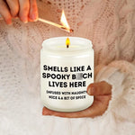 Funny Halloween Scented Candle