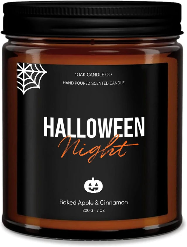 Baked Apple Cinnamon Halloween Candle