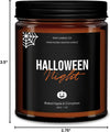 Baked Apple Cinnamon Halloween Candle