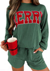 Ribbed Knit Lounge Set