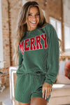 Ribbed Knit Lounge Set