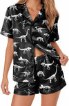 Short Satin Pajama Set