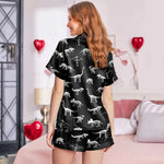 Short Satin Pajama Set