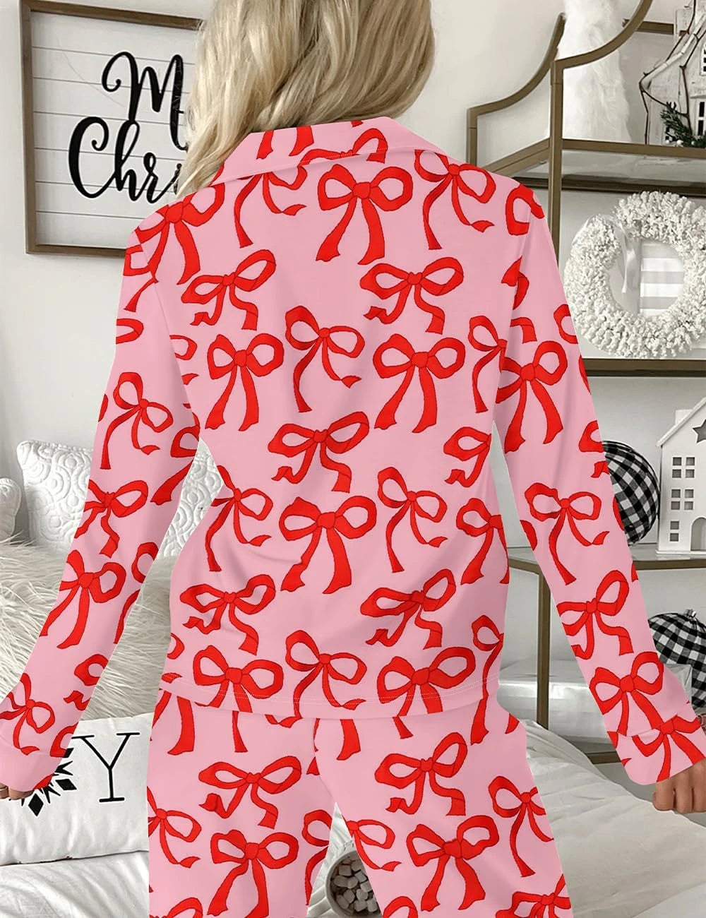 Ecosunny Christmas Santa Pajama Set