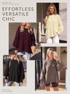 Lillusory Oversized Crewneck Sweater