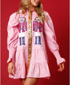 Sequin Nutcracker Sweatshirt Dress