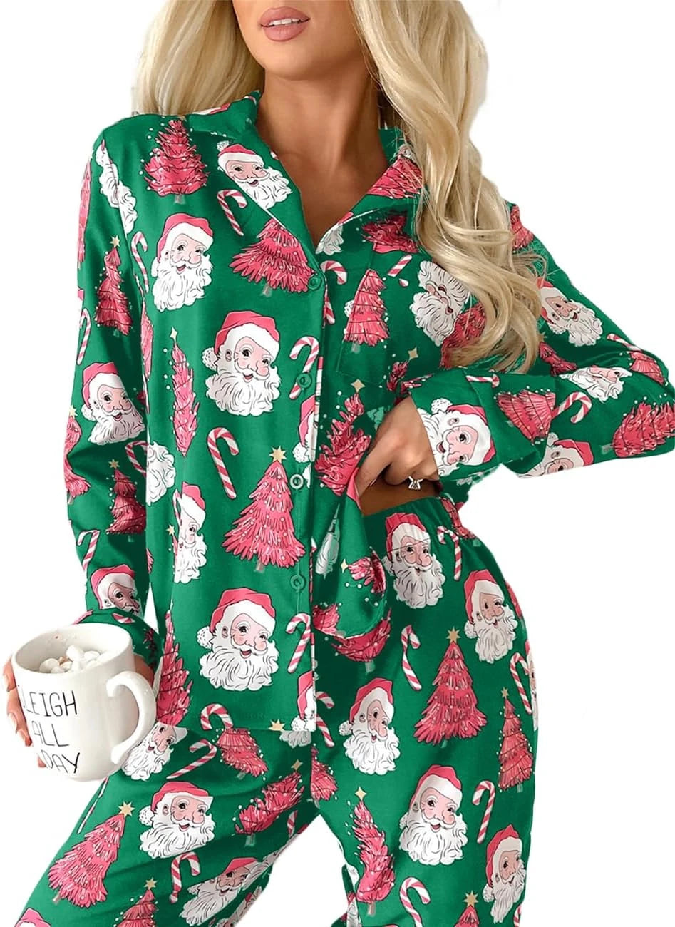 Christmas Santa Pajama Set