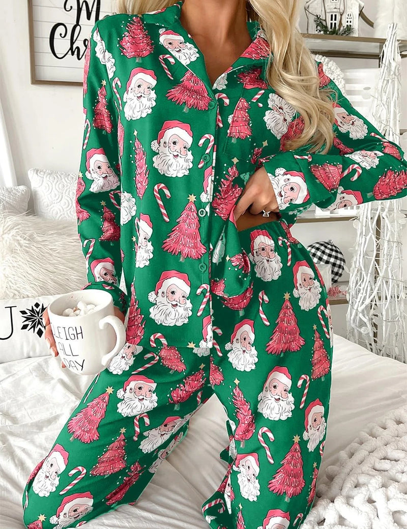 Christmas Santa Pajama Set