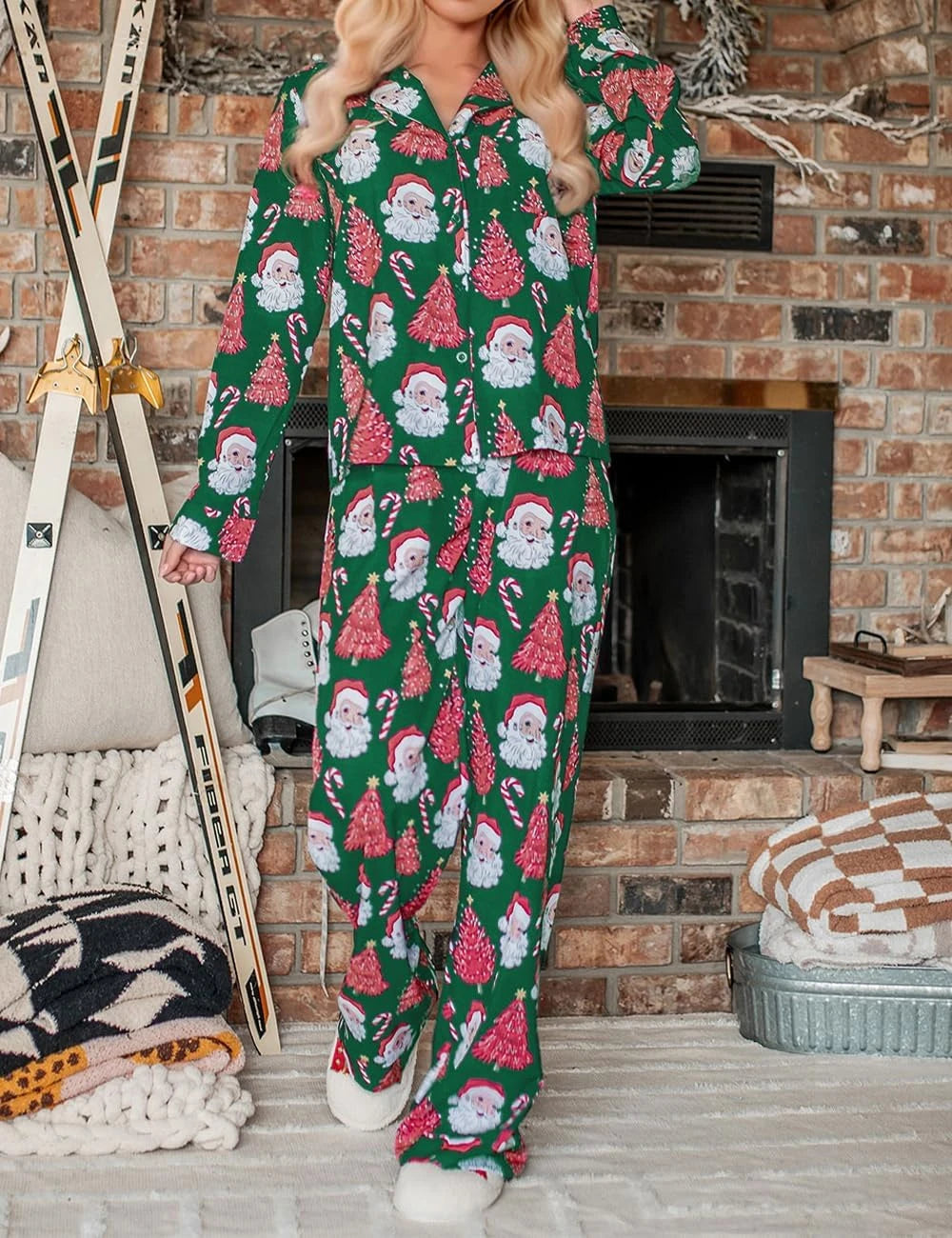 Christmas Santa Pajama Set