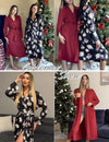 Maroon Lightweight Kimono Robe