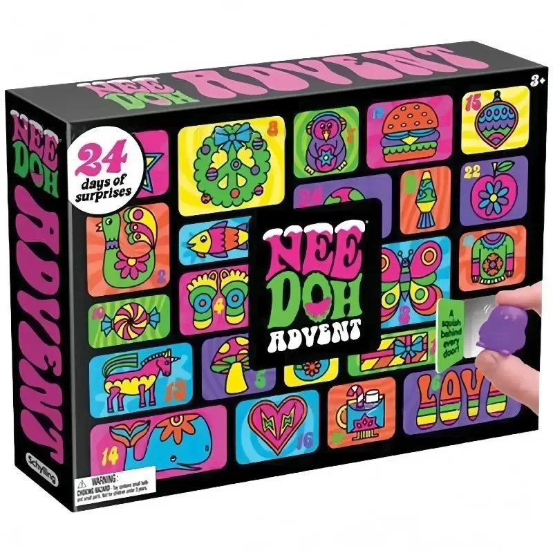 Christmas Advent Calendar Squishy Toy Set